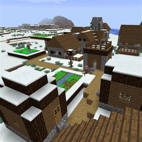 Minecraft Winter Village