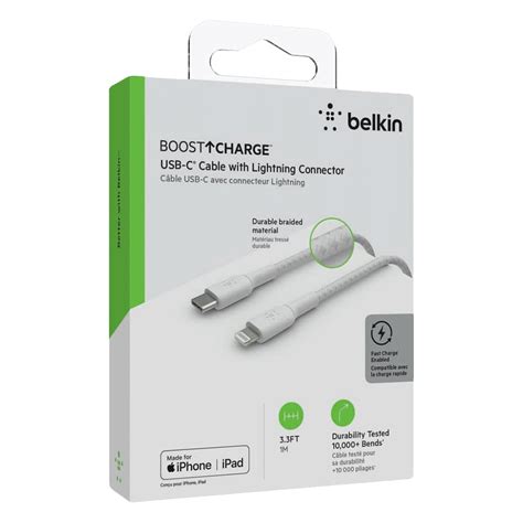 Buy belkin Boost Charge USB 2.0 Type C to Lightning Charging Cable ...