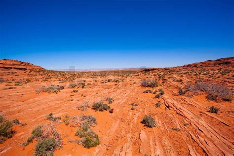 Vast desert near Colorado river canyons, USA | Stock image | Colourbox