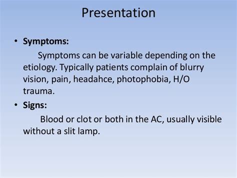 Hyphema