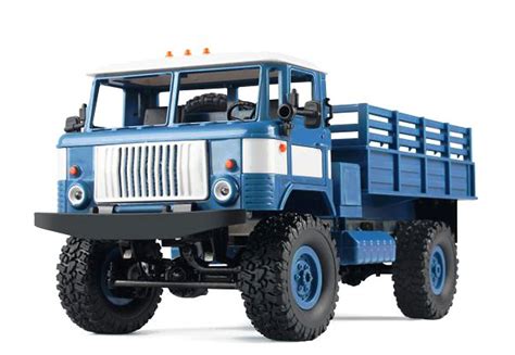 Remote Controlled Amewi [WPL] GAZ-66 4WD RC Military Truck RTR, 1:16, 2 ...