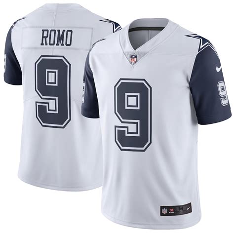 Nike Tony Romo Dallas Cowboys Color Rush Limited Jersey