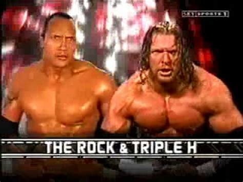 The Rock And Triple H