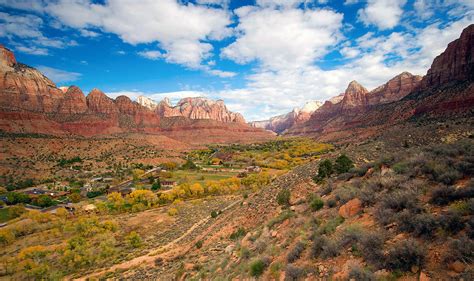 Springdale in Southern Utah is home to Zion National Park entrance and ...