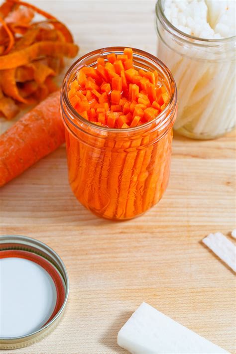 Vietnamese Pickled Carrots and Daikon Radish - Closet Cooking