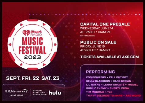 Iheartradio Music Fest 2024: Saturday Lineup Revealed