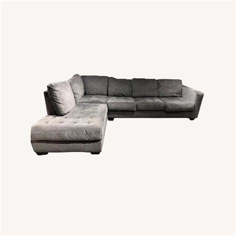 Ashley Furniture Dark Grey Sectional Sofa - AptDeco