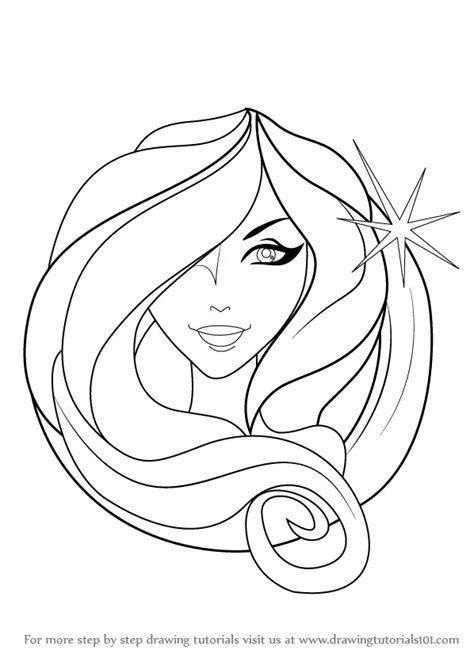 How to Draw Virgo Zodiac Sign (Zodiac Signs) Step by Step ...