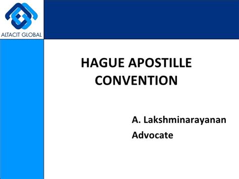 Hague apostille convention