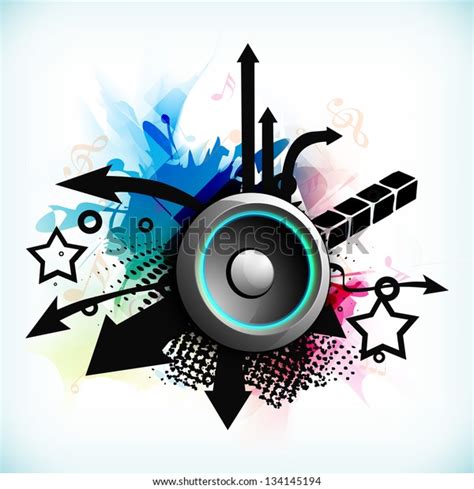 Dance Party Background Creative Abstracts Loud Stock Vector (Royalty Free) 134145194 | Shutterstock