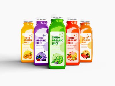 Juice Label Design designs, themes, templates and downloadable graphic elements on Dribbble