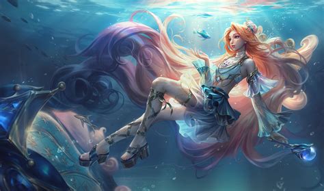 Prestige Ocean Song Seraphine skin League of Legends - price, lore ...