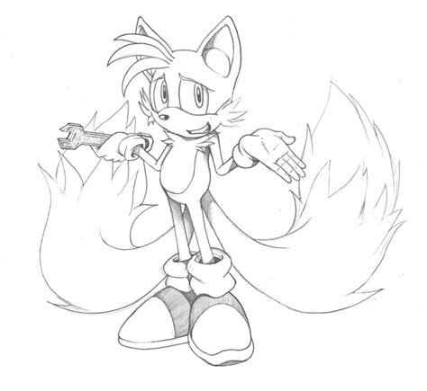 Tails Sketch by AdamBryceThomas on DeviantArt