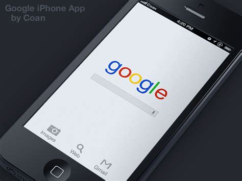 Google iPhone App Concept by Coan on Dribbble