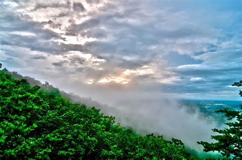 Crowders Mountain Foggy View Free Stock Photo - Public Domain Pictures