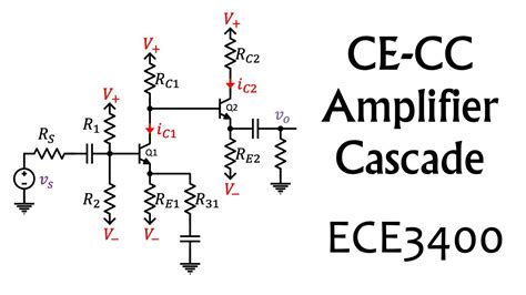 ECE3400 Lecture 17: CE-CC Amplifier Cascade (Common Emitter-Common ...