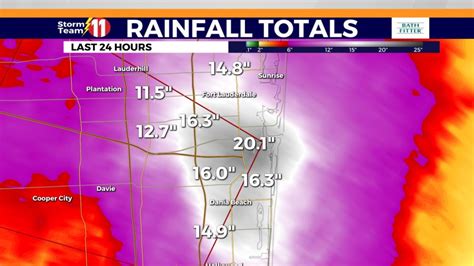 Fort Lauderdale sees estimated 20 inches of rainfall in 24 hours, extreme flooding | WJHL | Tri ...