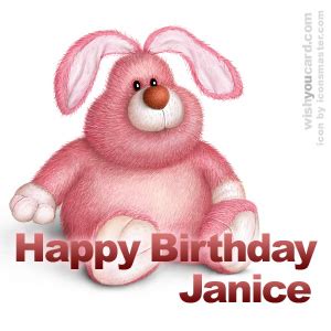 Happy Birthday Janice Free e-Cards