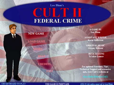 Cult II: Federal Crime screenshots - MobyGames