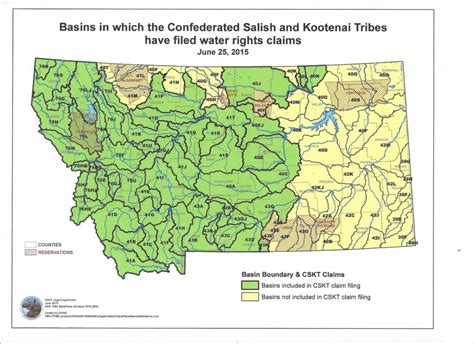 Montana Basins in the Confederated Salish and Kootenai Tribes have ...