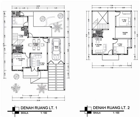 Gambar Denah Rumah Minimalis 2 Lantai Lengkap Denah Rumah Desain | Porn ...