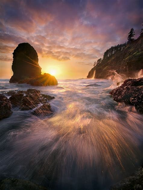 Sunset Symphony (2011) : Oregon Coast : Marc Adamus Photography