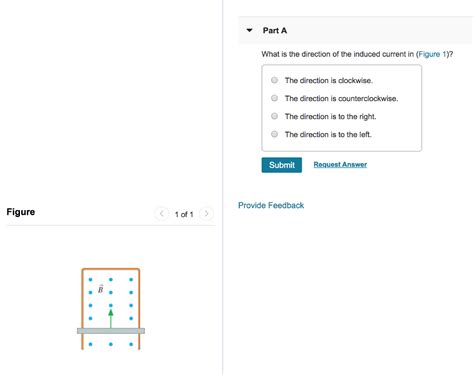 Solved Part A What is the direction of the induced current | Chegg.com