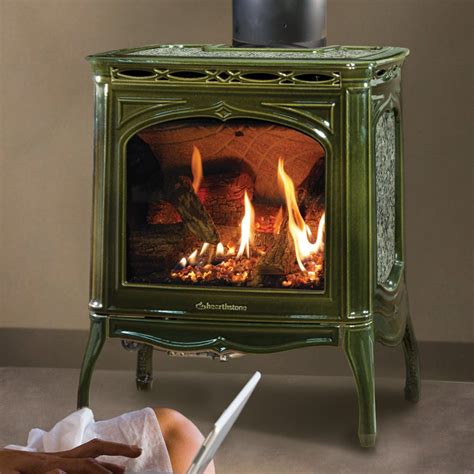 Tucson DX 8702 | Hearthstone Stoves | Free standing gas stoves, Gas stove, Direct vent gas stove