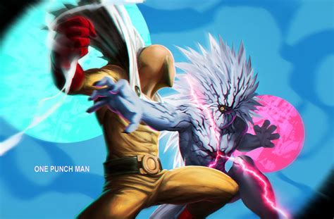 One-Punch Man: Saitama vs. Lord Boros HD Wallpaper by 角角