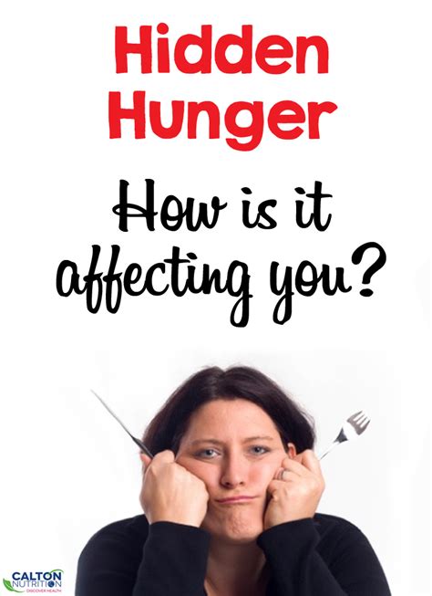 Hidden Hunger: The Cause of Today’s Lifestyle Conditions and Diseases | Calton Nutrition