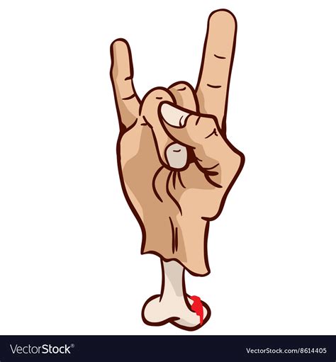 Devil Horns Hand Sign Royalty Free Vector Image | The Best Porn Website