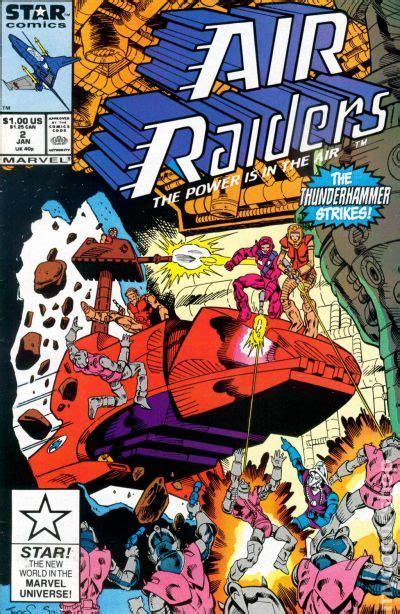 Air Raiders (1987 Marvel/Star Comics) comic books