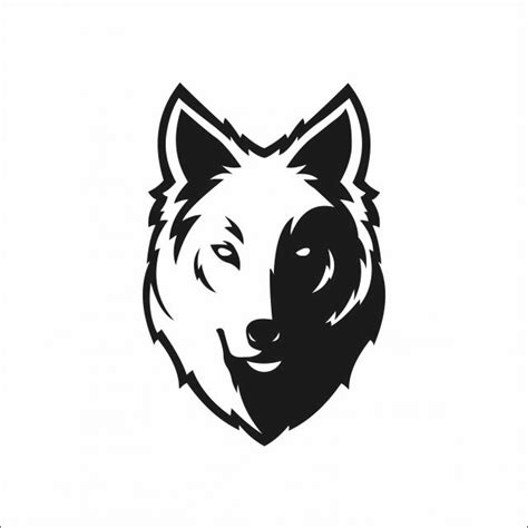 Emblema Del Lobo, Perno, La Mascota De La Inicio, Silueta, Deporte Plantilla De Logotipo Para Su ...