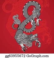 180 Ancient Chinese Dragon And Texture Background Clip Art | Royalty Free - GoGraph