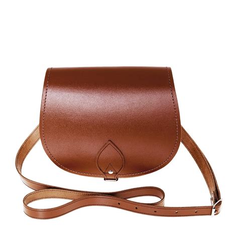 Chestnut Leather Saddle Bag by Zatchels‰ã¢ | 2 Sizes | BUY ONLINE TODAY