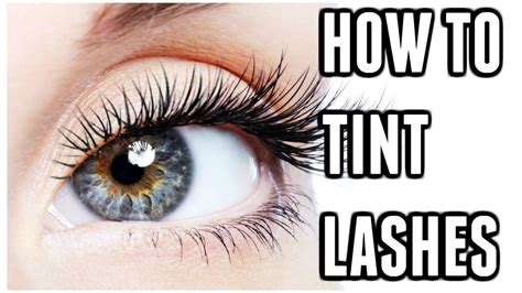 HOW TO TINT EYELASHES AT HOME 💖 | Carly Musleh - YouTube | Beauty hacks ...