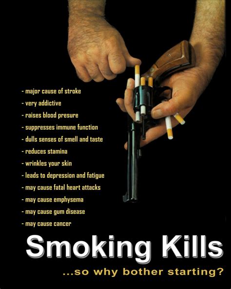 smoking kills ad by katego on DeviantArt