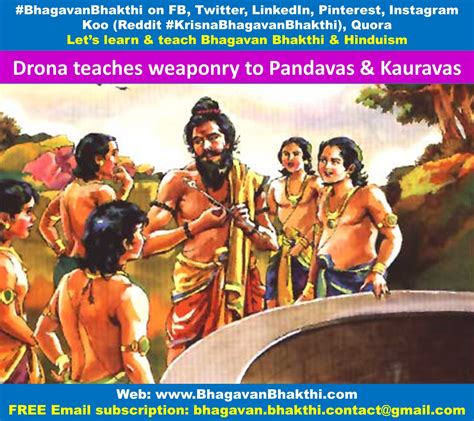 Dronacharya information, birth, Drona meaning, family, facts, full details - Bhagavan Bhakthi ...