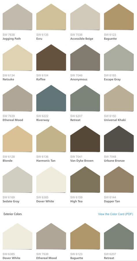 Sherwin Williams/HGTV HOME Neutral Nuance Color Palette | Tuscan paint ...