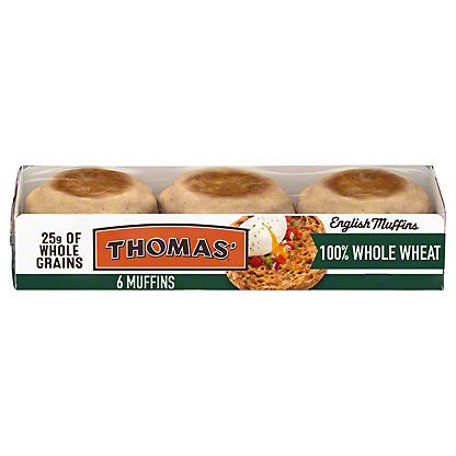 Thomas’ 100% Whole Wheat Whole Grain English Muffins, 6 ct – Central Market