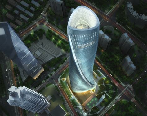 China’s Spiraling Shanghai Tower Breaks Ground