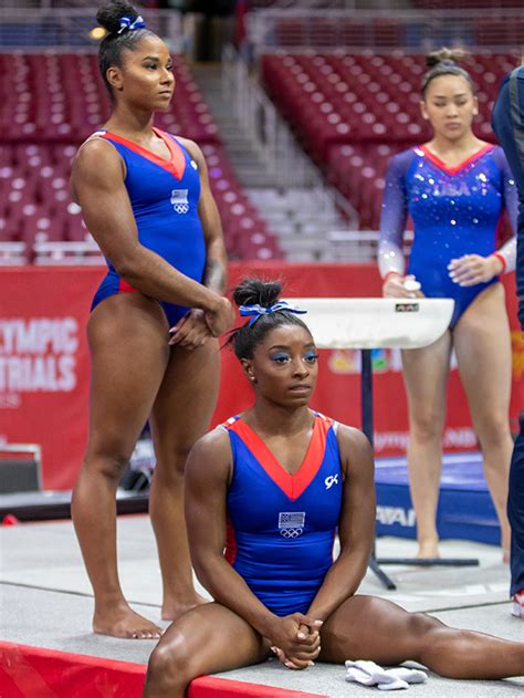 Simone Biles & Jordan Chiles Show Off Their Gymnastics Leotards After ...