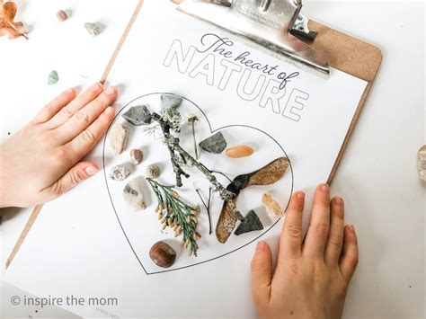 Easy Nature Collage Activity for Kids - Inspire the Mom