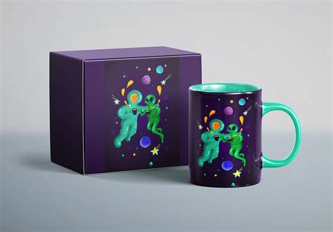 Space tea drinking on Behance