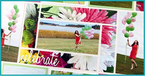 10 Fantastic Birthday Scrapbook Ideas - Mosaic Moments Page Layout System