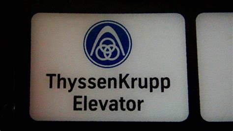 ThyssenKrupp elevator logo | brass | DieselDucy | Flickr