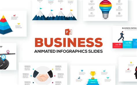 Business Animated Infographics PowerPoint template