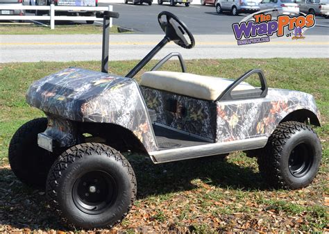 Camo Golf Cart | BB Graphics & The Wrap Pros