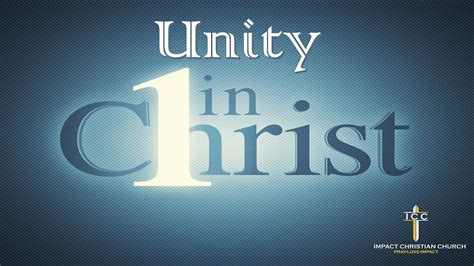 Unity in Christ - One News Page VIDEO