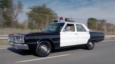 Jay Leno goes on patrol in a 1966 Dodge Coronet police car - Flipboard